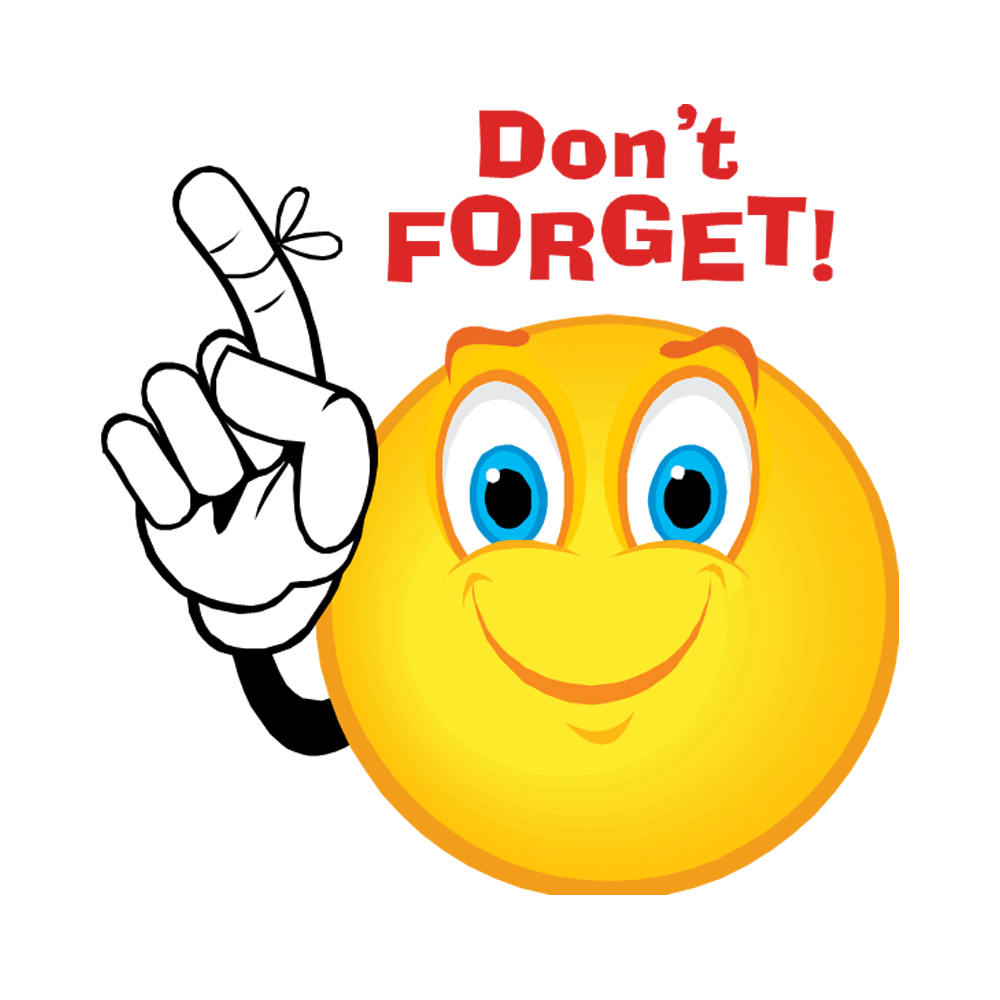 Dont Forget Free Sticker Transparent Clipart