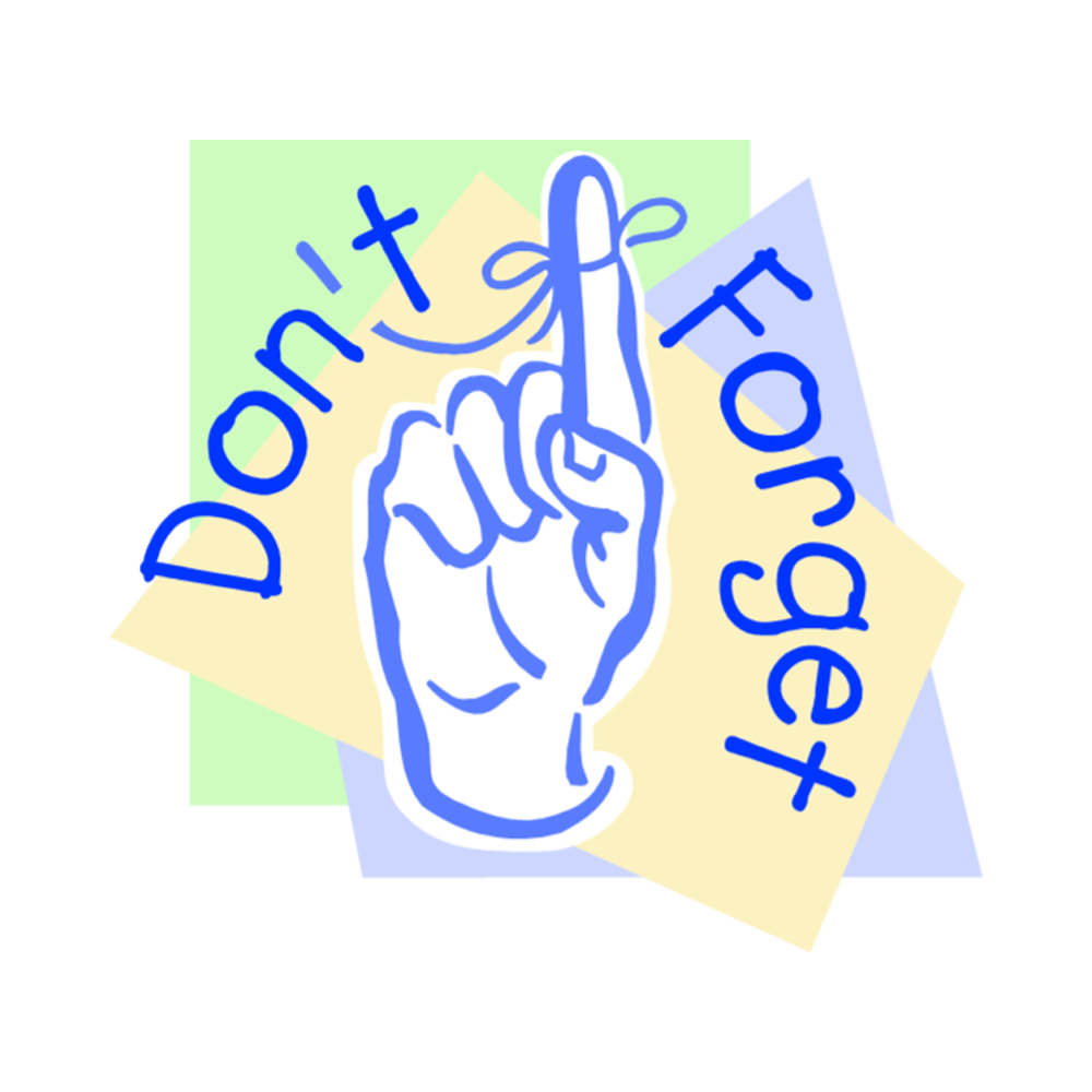 Dont Forget Free Sticker Transparent Gallery