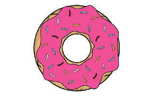 Donut Sticker PNG