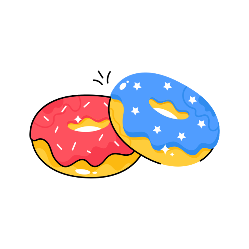 Donuts Free Sticker Transparent Picture