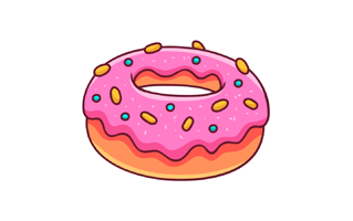 Donuts Sticker PNG