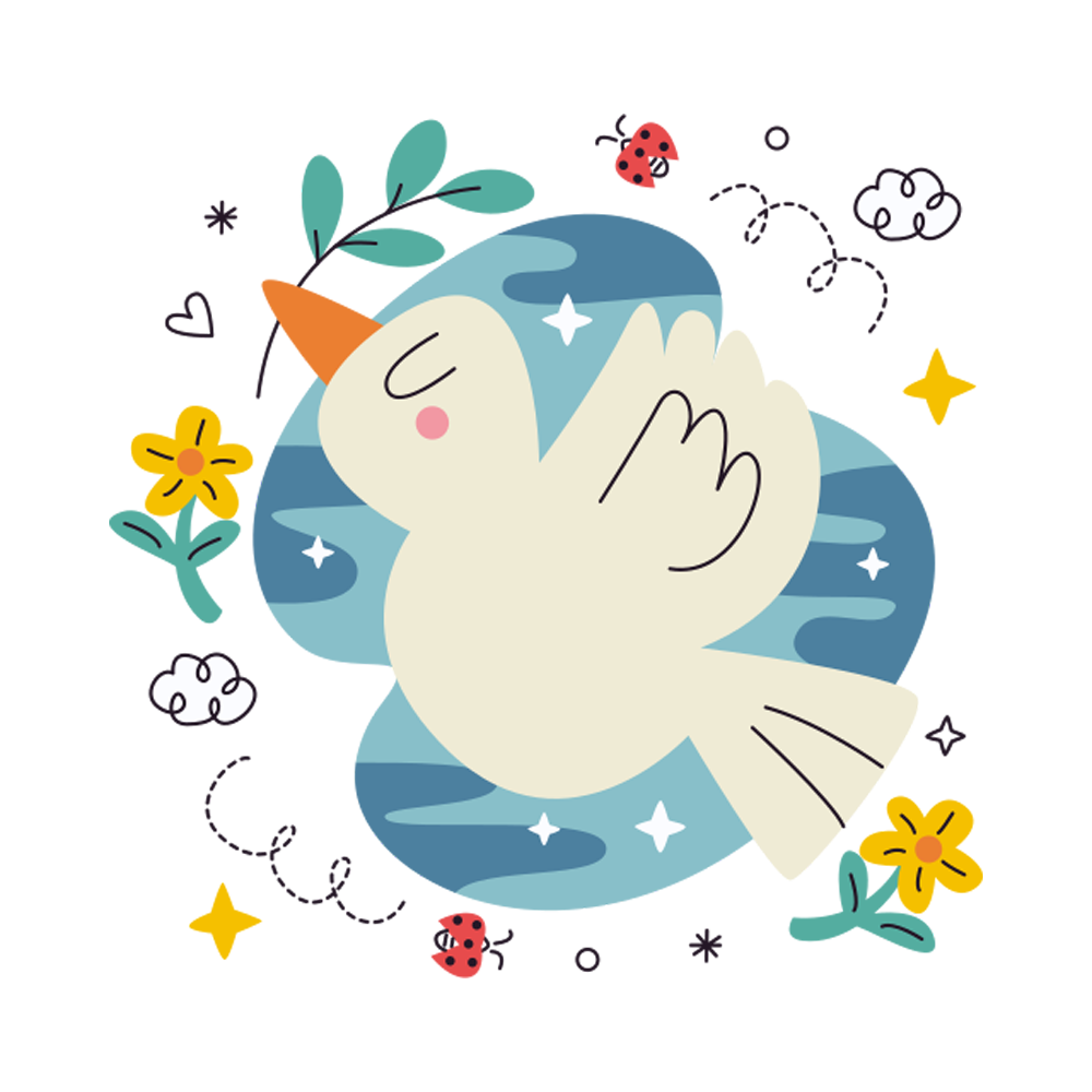 Dove Sticker Transparent Clipart