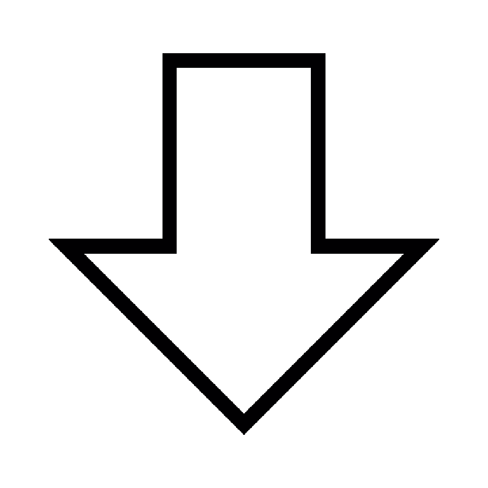 Down Arrow Sticker Transparent Gallery