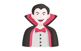 Dracula Free Sticker PNG