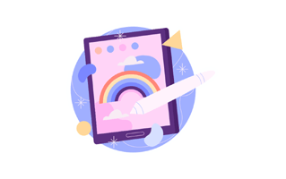 Drawing Tablet Free Sticker PNG