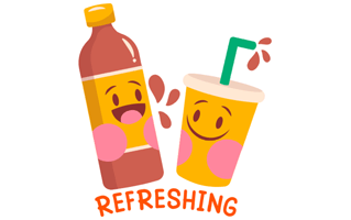 Drink Free Sticker PNG