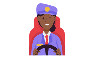 Driver Sticker PNG