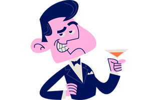 Drunk Free Sticker PNG