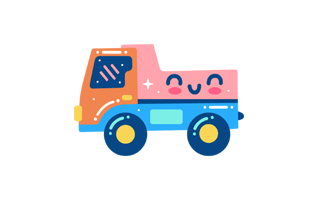 Dumper Truck Free Sticker PNG