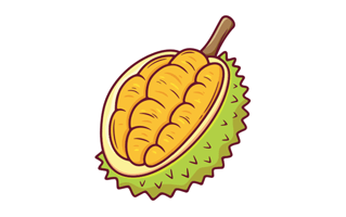 Durian Sticker PNG