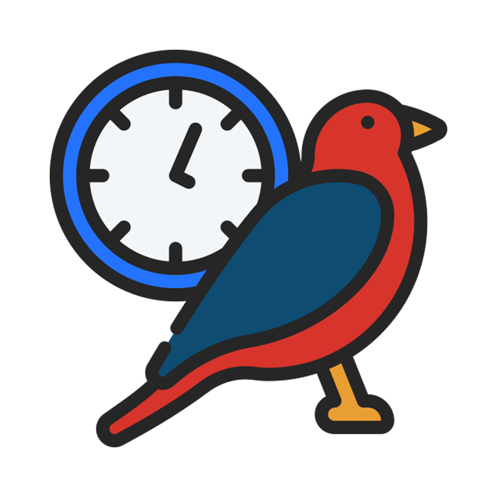 Early Bird Free Sticker Transparent Photo