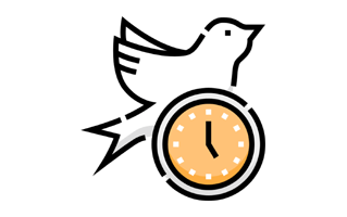 Early Bird Free Sticker PNG