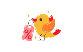 Early Bird Sticker PNG