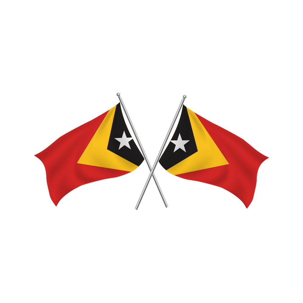 East Timor Flag Transparent Photo
