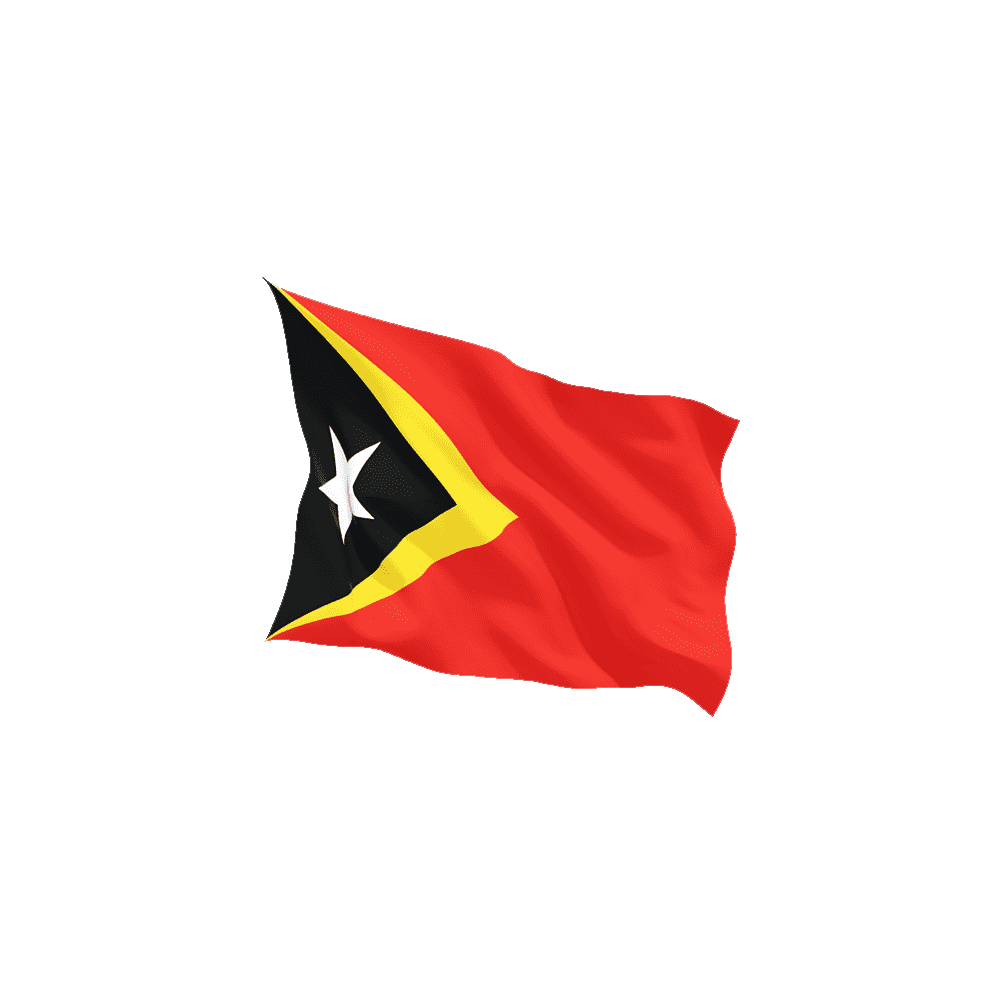 East Timor Flag Transparent Clipart