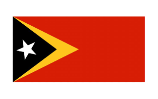 East Timor Flag PNG
