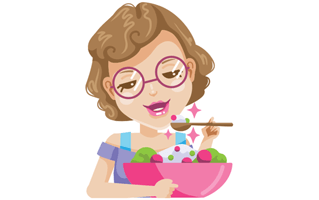 Eating Free Sticker PNG