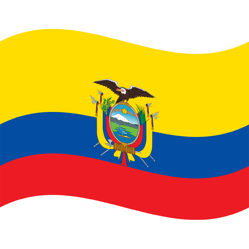 Ecuador Flag Transparent Image