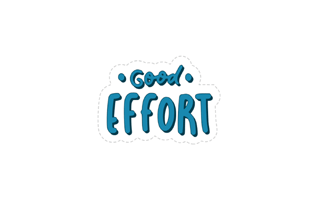 Effort Sticker PNG