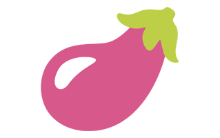 Eggplant Emoji PNG