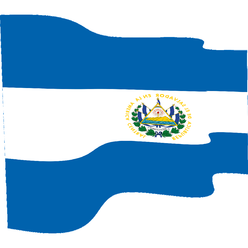 El Salvador Flag Transparent Clipart