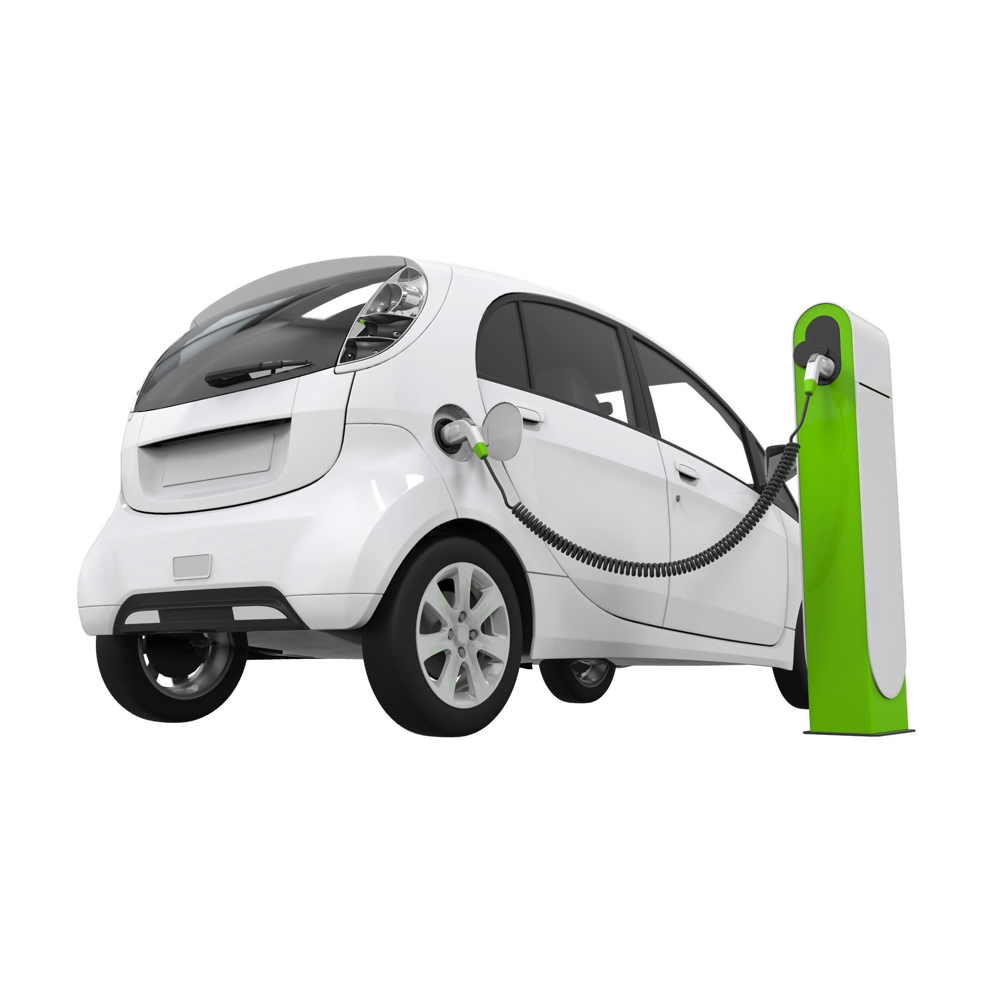 Electric Car  Transparent Clipart
