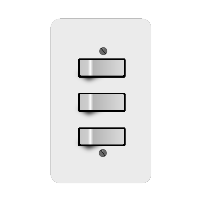 Electrical Switch Transparent Clipart