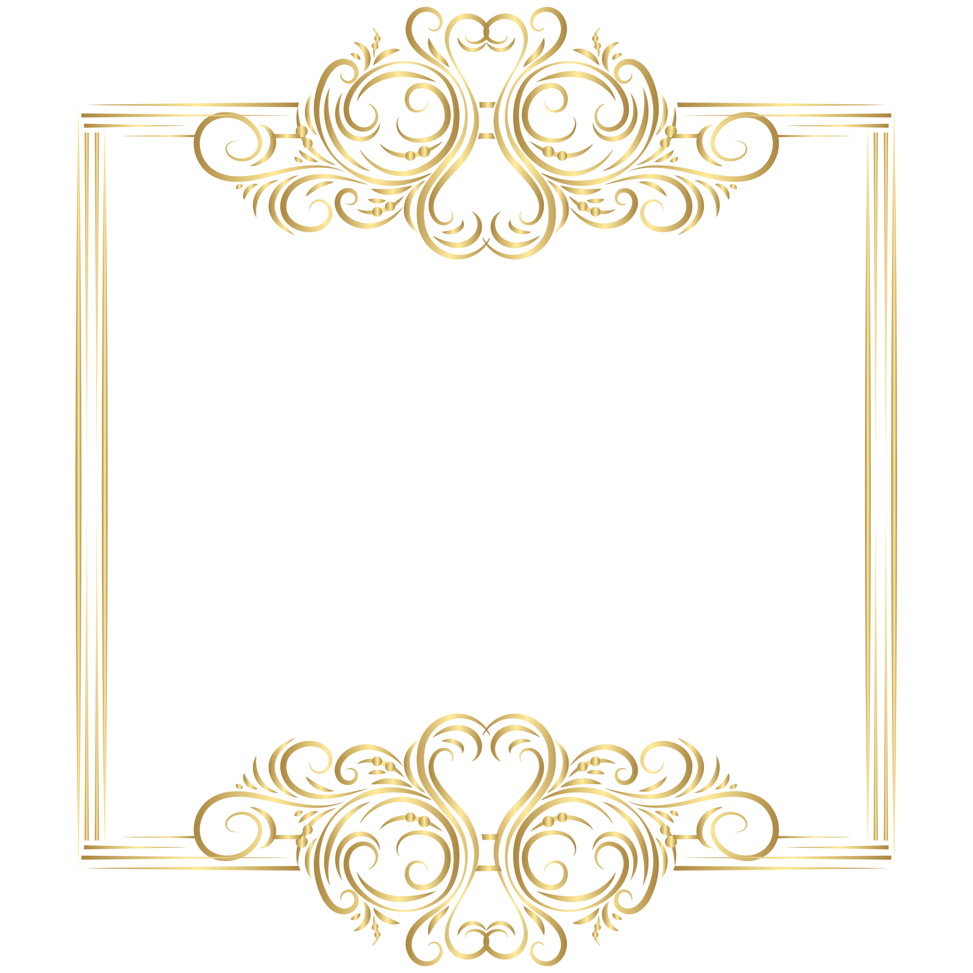 Elegant Frame  Transparent Clipart