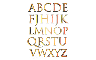 English Alphabet Letters PNG