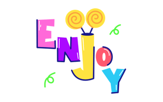 Enjoy Free Sticker PNG