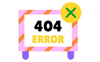 Error 404 Sticker PNG