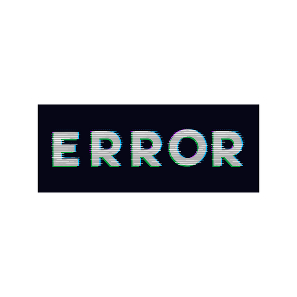 Error Sticker Transparent Photo