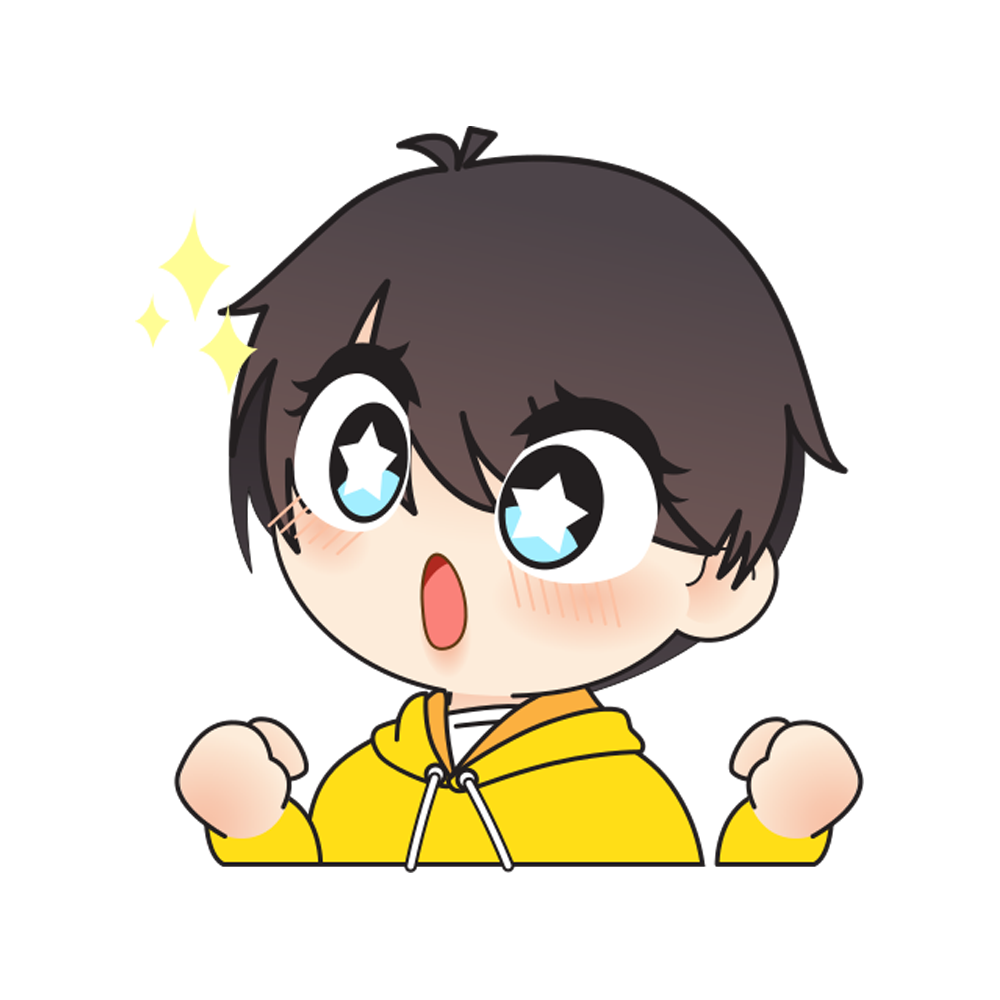 Excited Free Sticker Transparent Image