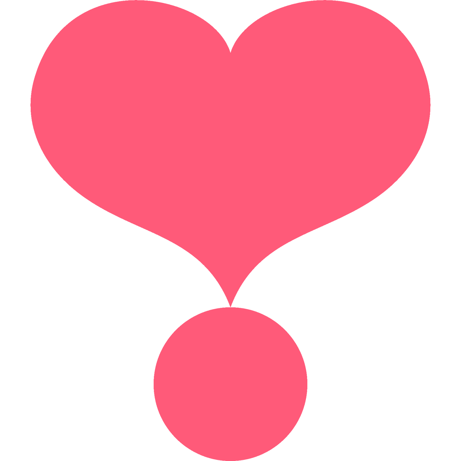 Exclamation Heart Transparent Picture