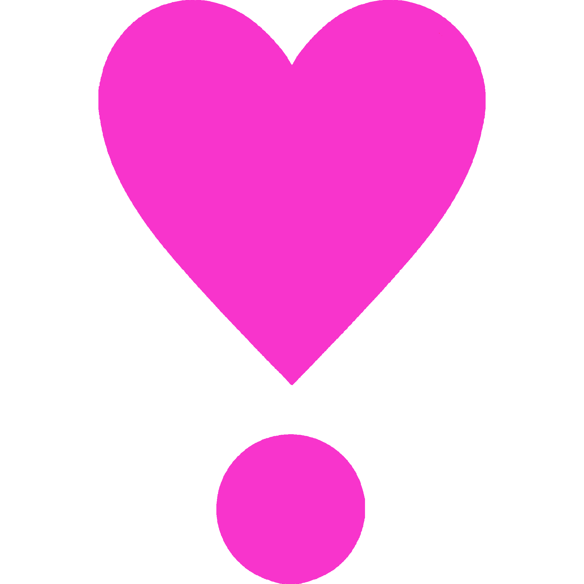 Exclamation Heart  Transparent Gallery