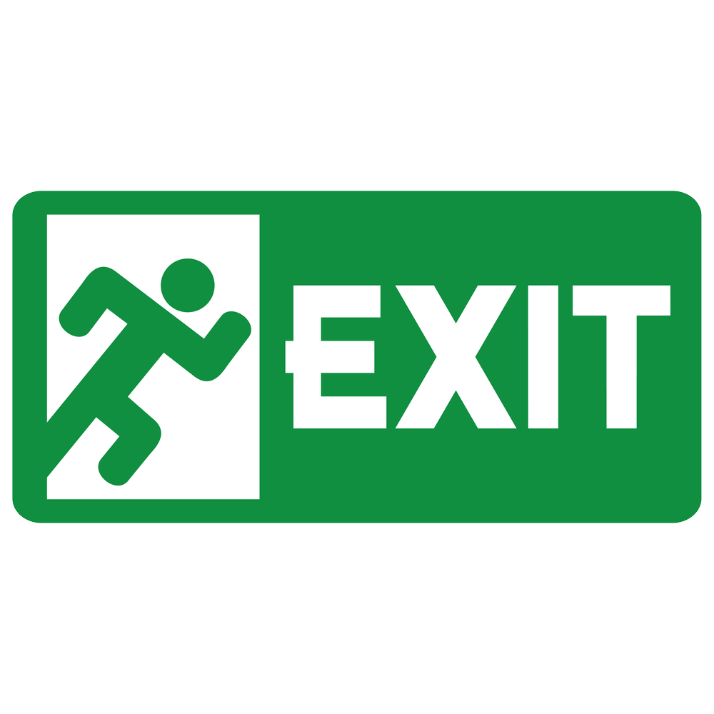Exit Transparent Picture