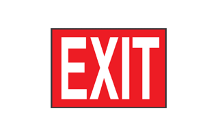 Exit Sticker PNG