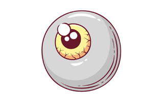 Eye Ball Sticker PNG