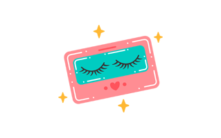 Eyelash Sticker PNG