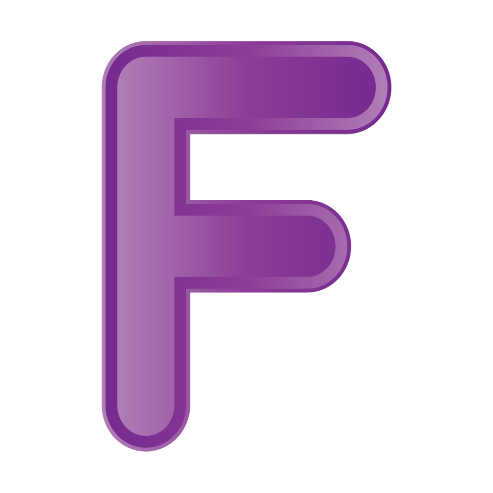 F Alphabet Transparent Clipart