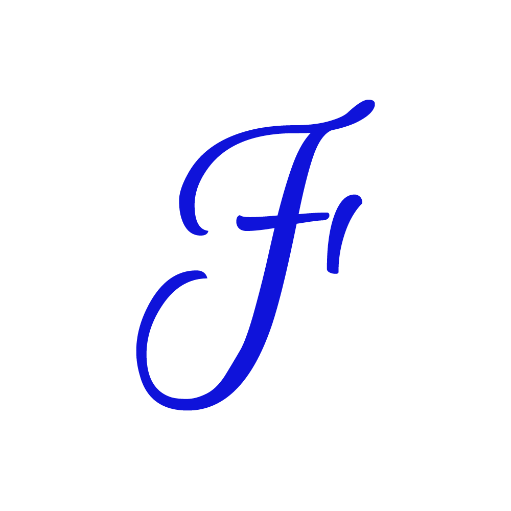 F Alphabet Blue Transparent Picture