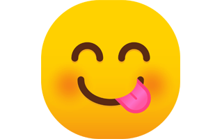 Face Savoring Food Emoji PNG