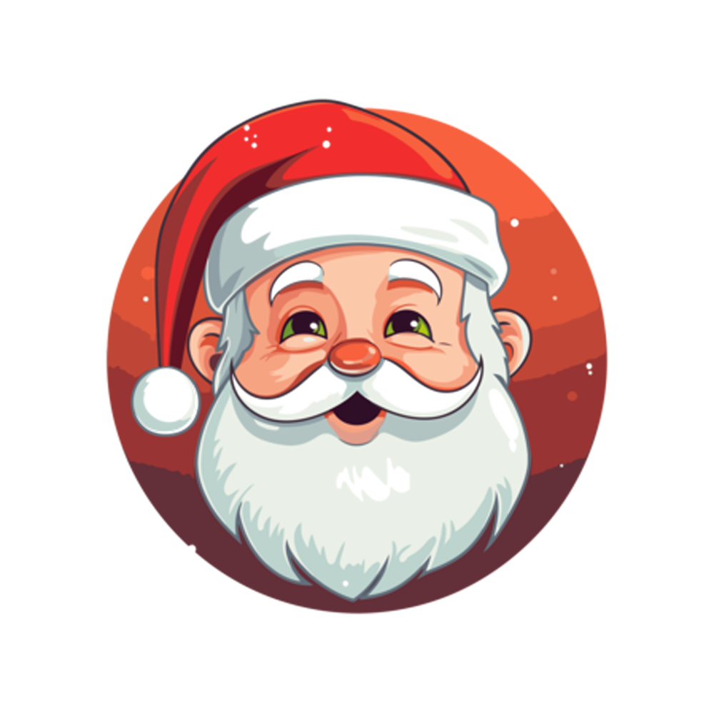 Father Christmas Free Sticker Transparent Clipart