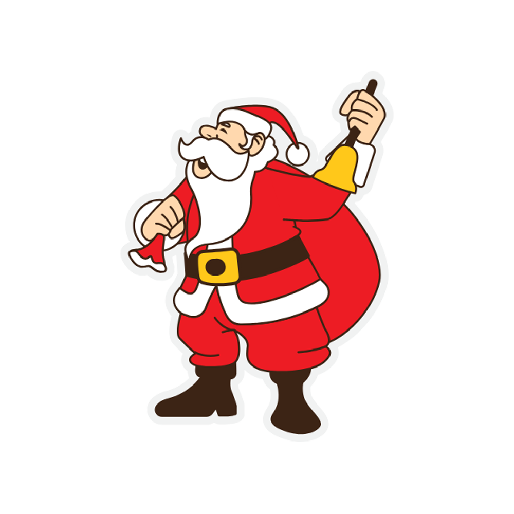 Father Christmas Free Sticker Transparent Gallery