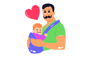 Father Sticker PNG