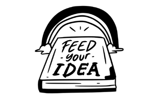 Feed Your Ideas Sticker PNG