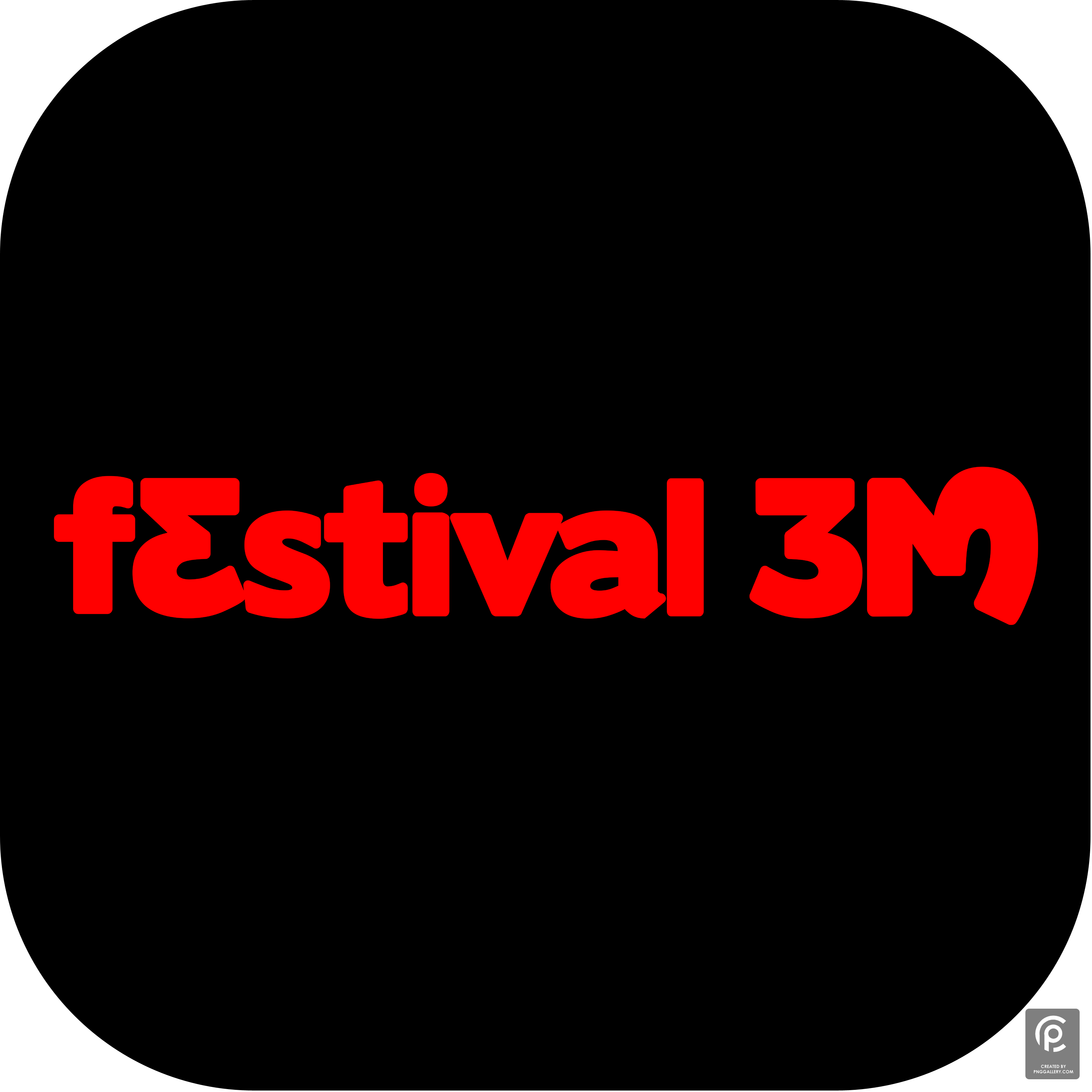 Festival 3m Logo Transparent Clipart