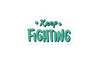 Fighting Sticker PNG