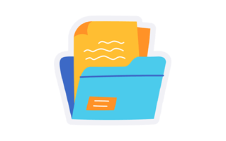 File And Folder Sticker PNG