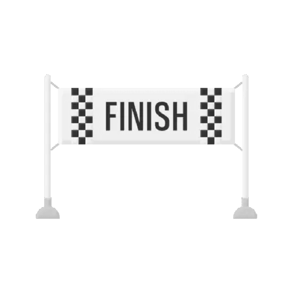 Finish Line Free Sticker Transparent Picture